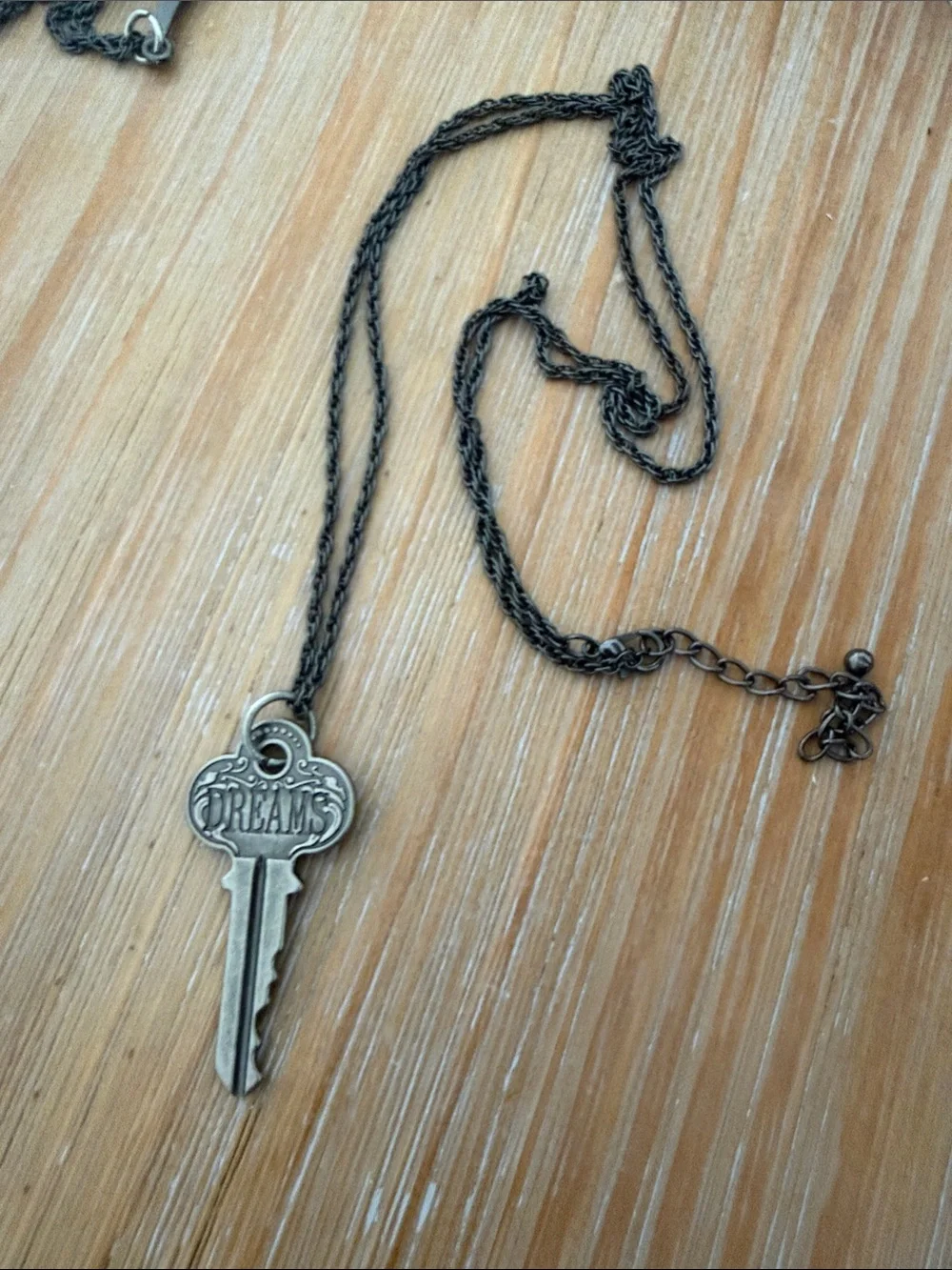 Key Pendant Necklace with 